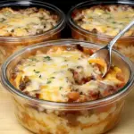 Rezept meine Schwester mit 450g Hackfleisch, für die ganze Familie