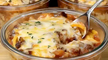 Rezept meine Schwester mit 450g Hackfleisch, für die ganze Familie