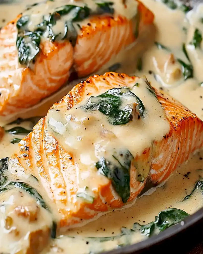Lachs Florentiner Art | Einfache Ein-Pfannen-Mahlzeit in 25 Minuten 1 Salmon Florentine Recipe Easy One Pan Meal Ready in 25 Minutes optimal