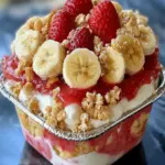 Erdbeer-Crunch-Bananenpudding – Ein Leichtes Dessert-Vergnügen