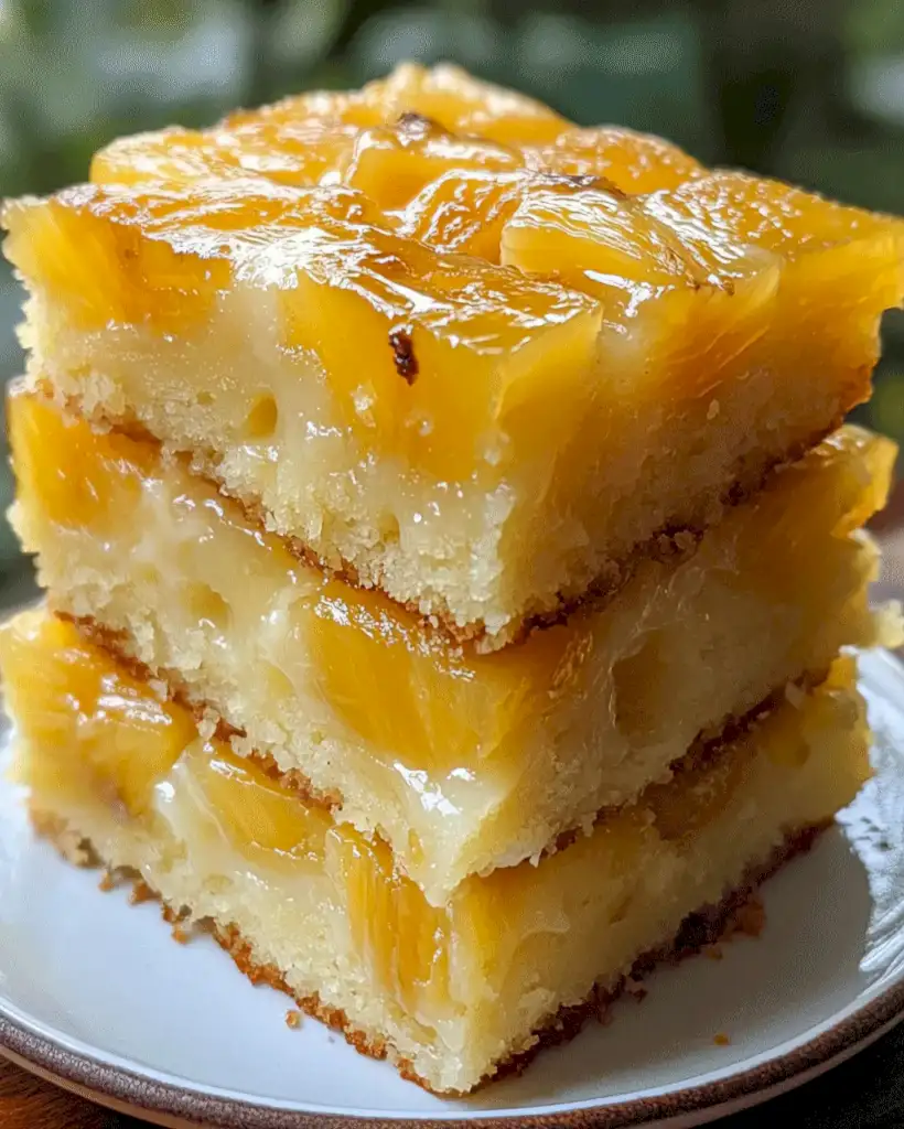 Ananaskuchen-Riegel – Goldene Ananasfreude 1 Ananaskuchen-Riegel – Goldene Ananasfreude