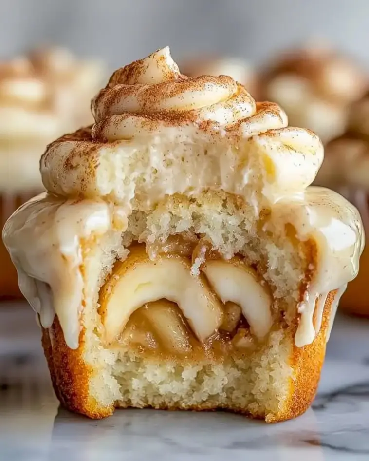 Apfel Zimt Kaesekuchen Cupcakes