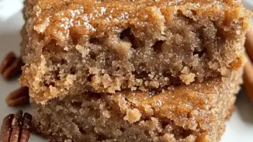 Apfelmus Gewuerzkuchen Riegel