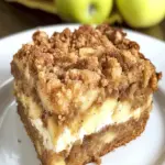 Apfel-Kaffee-Kuchen mit Frischkäsefüllung