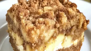 Apfel-Kaffee-Kuchen mit Frischkäsefüllung