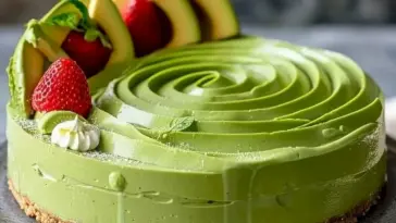 Avocado Limetten Kaesekuchen – Cremig Fruchtig
