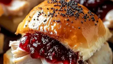Gebratene Cranberry-Türkei-Slider – Perfekter Feiertagsappetizer