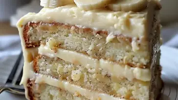 Herrlich Bananenkuchen mit Frischkäse-Frosting | Ein Einfaches Rezept