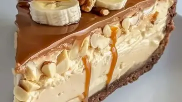 Banane-Karamell-Nuss Käsekuchen