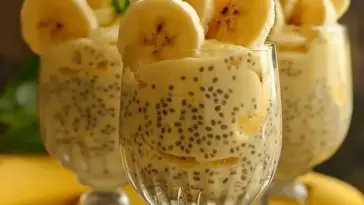Bananen Chia Pudding Genuss Gesundes Fruehstueck Rezept