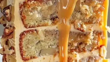 Bananen Pekan Karamell Torte