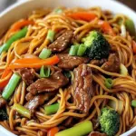 Rindfleisch Lo Mein Rezept – Einfache Hausgemachte Pfannennudeln