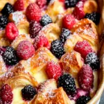 Beeren-Croissant-Auflauf Rezept – Einfaches Brunch-Gericht