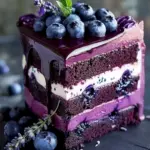 Blaubeer-Schokoladenkuchen