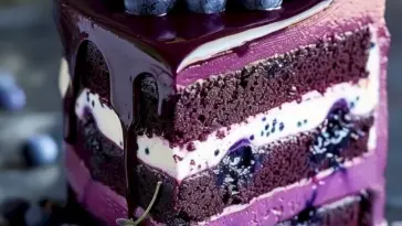 Blaubeer-Schokoladenkuchen