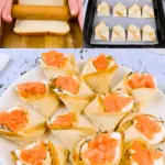 Brottaschen mit Kaese und Lachs W2xEX 2.5x