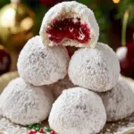 Kirsch-Mandel-Schneebälle - Einfaches Weihnachtsrezept