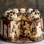 Eiskalter Keks-Teig-Traum: Schokoladeneis-Kuchen
