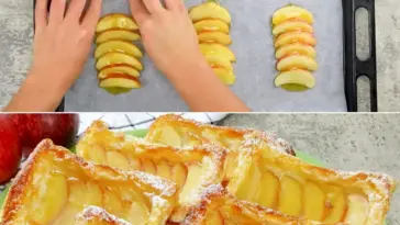 Ein leckeres Apfeldessert mit nur 3 Zutaten fertig Diese Methode ist genial – Umgedrehtes Dessert der einfache Snack den jeder lieben wird W2xEX 2.5x