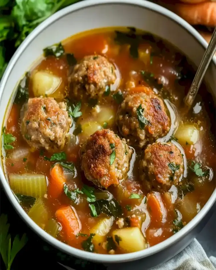 Fleischbaellchen Suppe