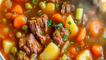 Gemuese Rindfleischsuppe