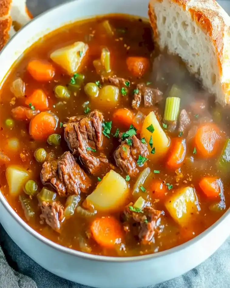 Gemuese Rindfleischsuppe