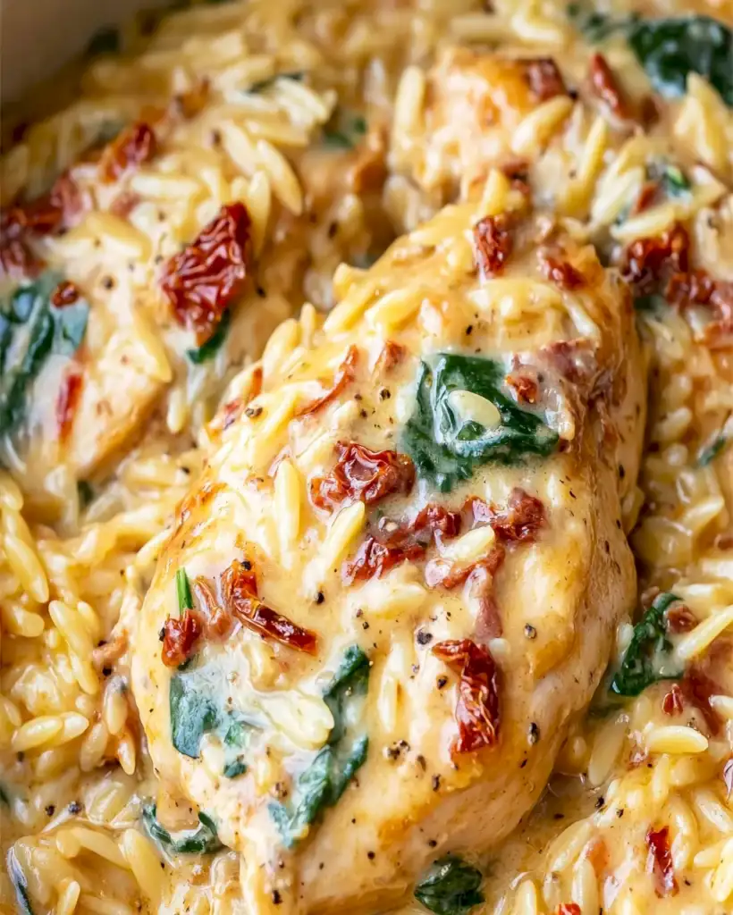 Gemütliches Hähnchen-Orzotto aus dem Slow Cooker 1 Gemütliches Hähnchen-Orzotto aus dem Slow Cooker