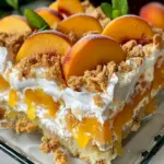 Himmlischer Pfirsich-Cobbler-Poke-Kuchen