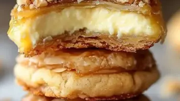 Unwiderstehliche Baklava-Cheesecake-Phyllo-Kekse mit Honig-Drizzle