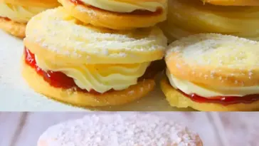 Kinder lieben dieses SUPER leckere Rezept Himbeer Kuesschen mit Buttercreme W2xEX 2.5x