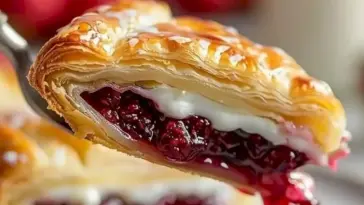 Kirsch Daenische Teilchen Koestliches hausgemachtes Rezept