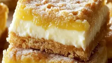 Zitronen-Cremekäse-Riegel – Würziges & Cremiges Dessert