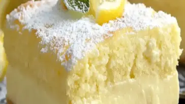 Zitronenpuddingkuchen: Spritzig, Cremig und Köstlich