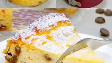 Magischer Ricotta Kuchen mit Zitronenschale das koestliche und delikate Dessert W2xEX 2.5x webp