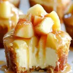 Mini Karamell Apfel Kaesekuchen