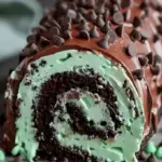 Minz Schokoladenkuchenrolle