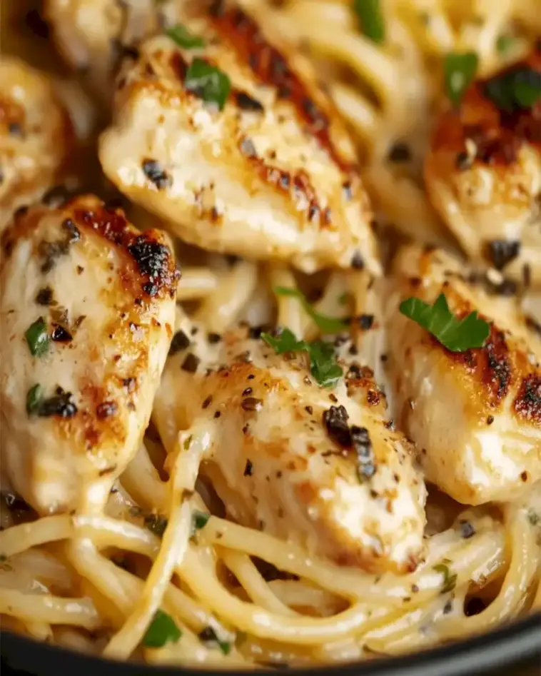 Monterey Haehnchen Spaghetti