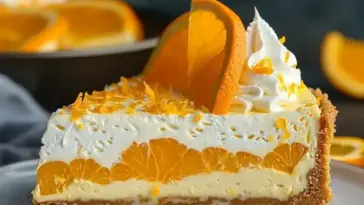 Schneller Orangen-Käsekuchen ohne Backen