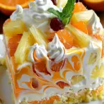 Ohne-Baken Orangen-Ananas Schichtkäsekuchen