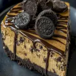 No Bake Oreo Erdnussbutter Kaesekuchen