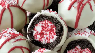 Ohne Backen Pfefferminz-Oreo-Trüffel