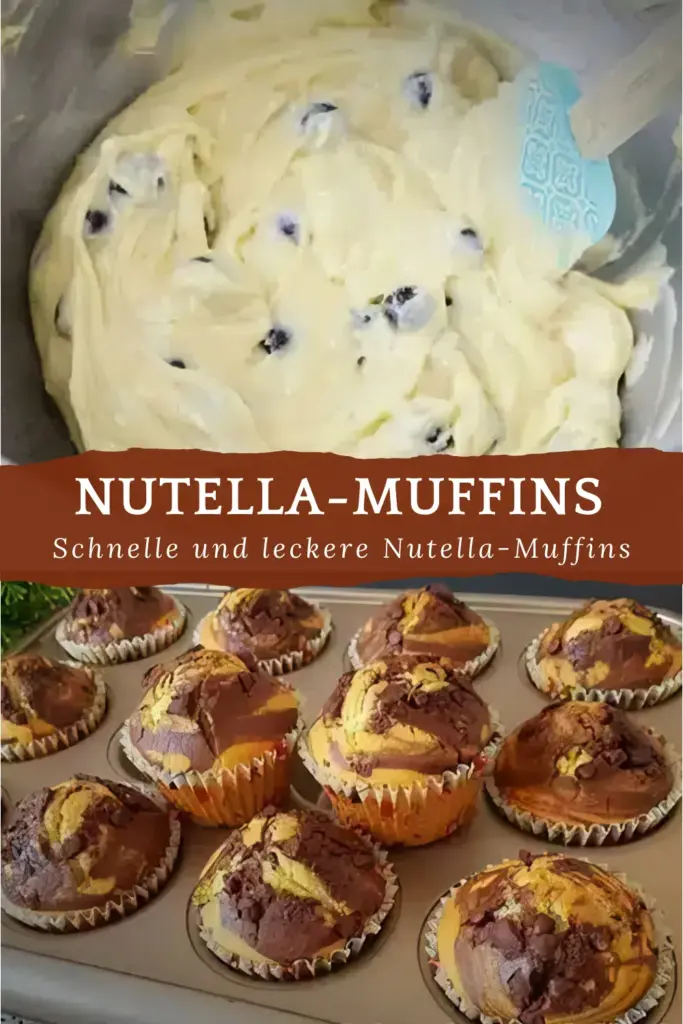 Nutella Muffins, unglaublich schnell und lecker 1 Nutella Muffins unglaublich schnell und lecker 2