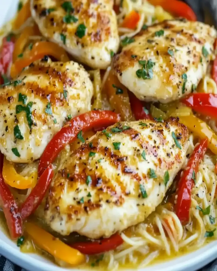 Rezept für Hähnchen Scampi à la Olive Garden – Einfach & Cremig