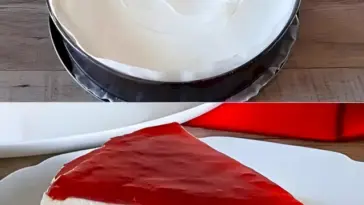 Philadelphiatorte mit Himbeeren mit einen Keksboden ohne Backen W2xEX 2.5x