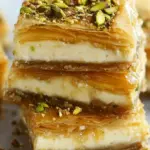 Pistazien Baklava Kaesekuchen Riegel – Ein Luxurioeser Genuss