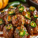 Kürbis-Jalapeño-BBQ-Fleischbällchen