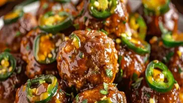 Kürbis-Jalapeño-BBQ-Fleischbällchen