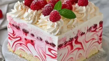 Himmlischer Himbeer-Wirbel-Käsekuchen