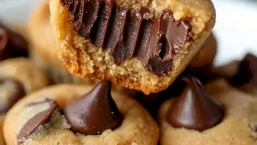 Reese's Keks-Tassen – Klebrige Schokoladen-Erdnussbutter-Bissen
