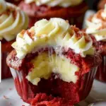 Rote Samt Kaesekuchen Cupcakes